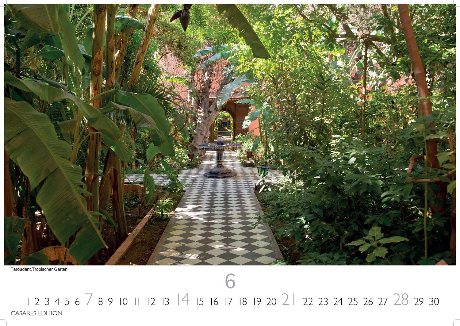 Beispielinhalt (Bild) Marokko Kalender 2026 - Wandkalender | Fotokalender Afrika 24x35 cm - Hochwertiger . für das Jahr 2026 - mit beeindruckenden Bildern aus Marokko.