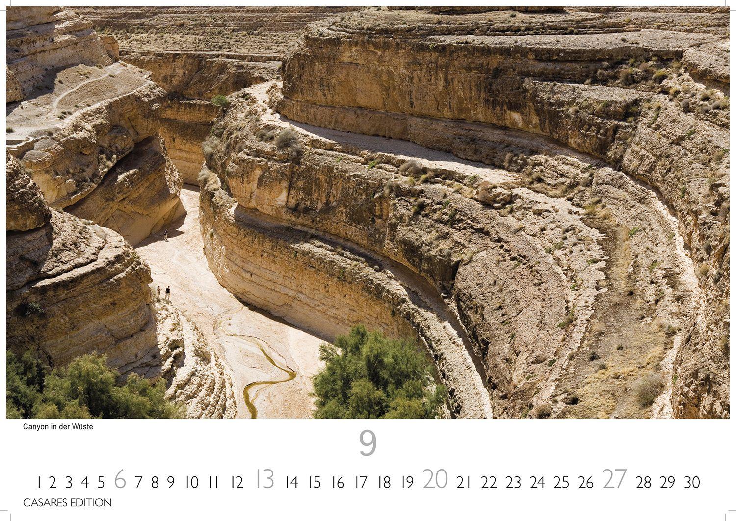 Beispielinhalt (Bild) Tunesien Kalender 2026 - Wandkalender | Fotokalender Afrika 24x35 cm: Hochwertige Fotos, die die Kultur, Landschaften und Sehenswürdigkeiten Tunesiens zeigen.