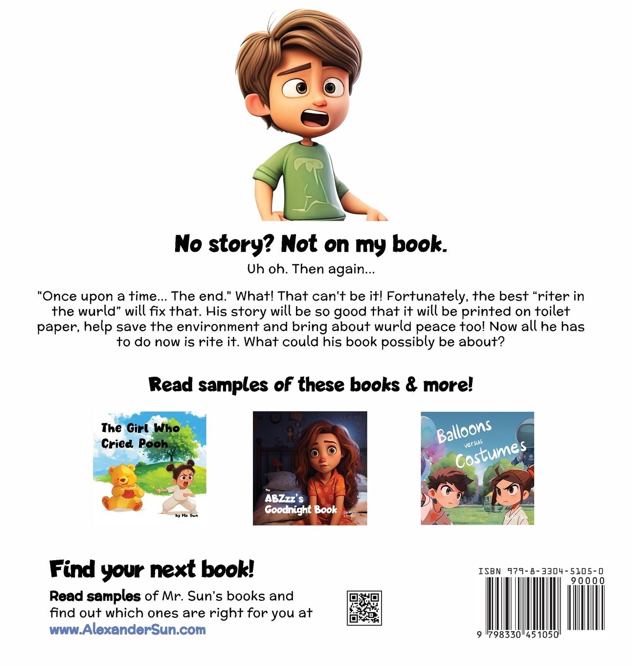 Rückseitencover The Book With No Story