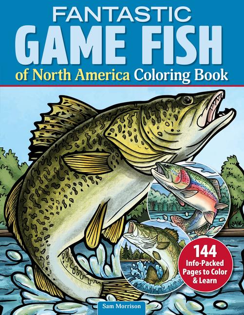 Vorderes Coverbild Fantastic Game Fish of North America Coloring Book
