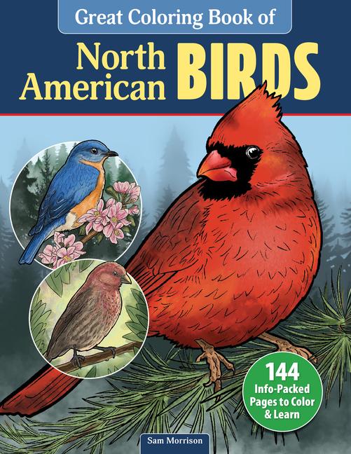 Vorderes Coverbild Great Coloring Book of North American Birds