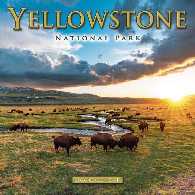 Vorderes Coverbild 2026 Yellowstone National Park Wall Calendar