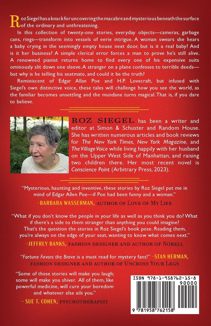 Rückseitencover Fortune Favors the Brave