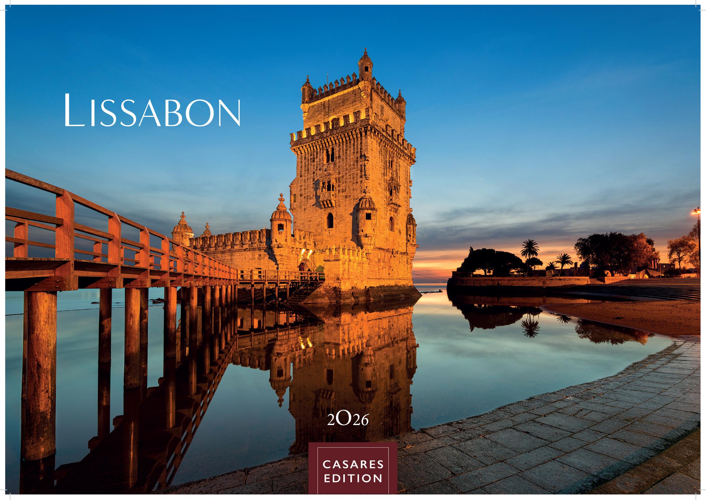 Vorderes Coverbild Lissabon Kalender 2026 - Wandkalender | Fotokalender Portugal 24x35 cm - Atemberaubende Fotos dieser schönen Stadt
