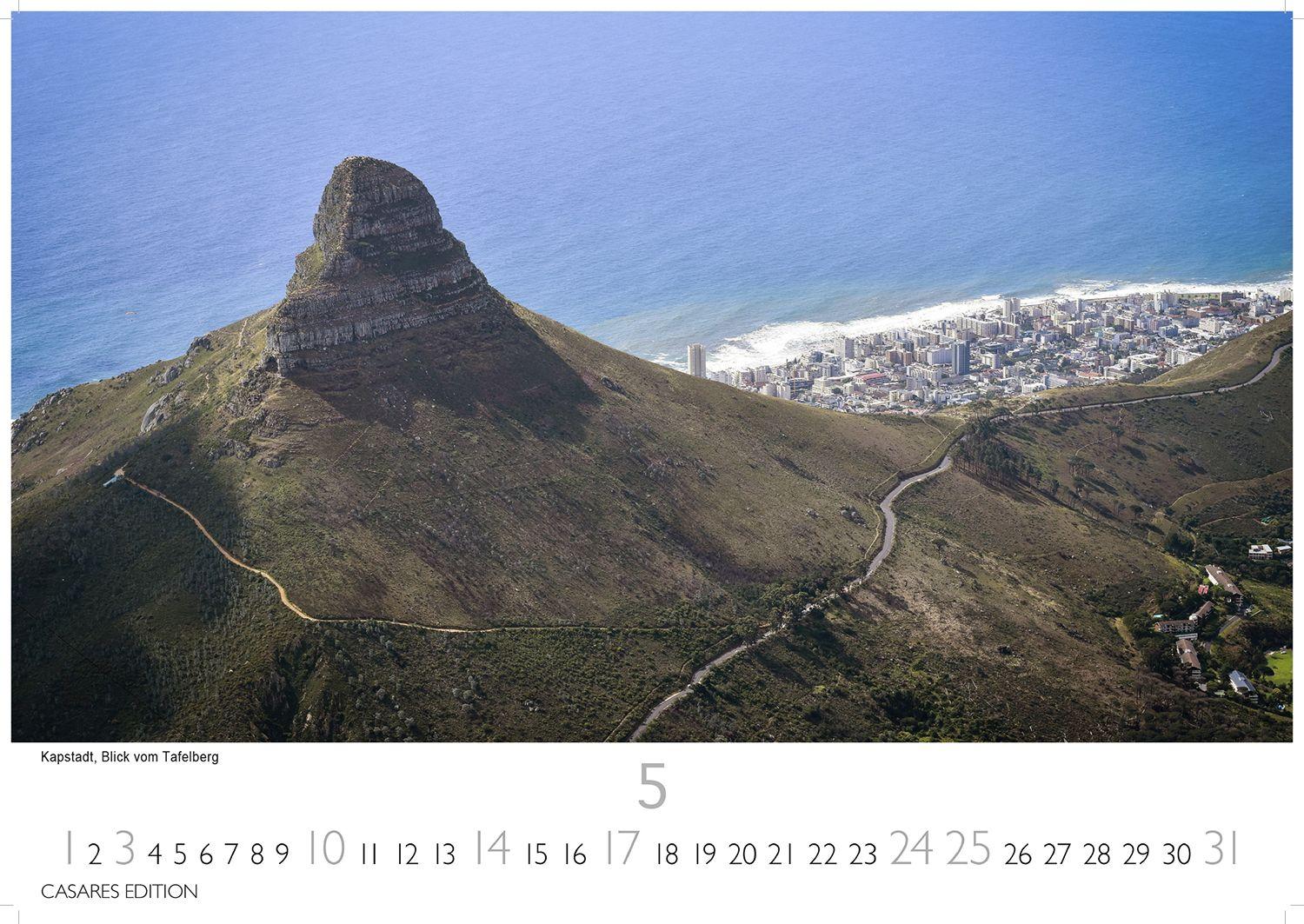 Beispielinhalt (Bild) Südafrika Kalender 2026 - Wandkalender | Fotokalender Afrika 35x50cm - . mit atemberaubenden Natur- und Tierkalenderaufnahmen