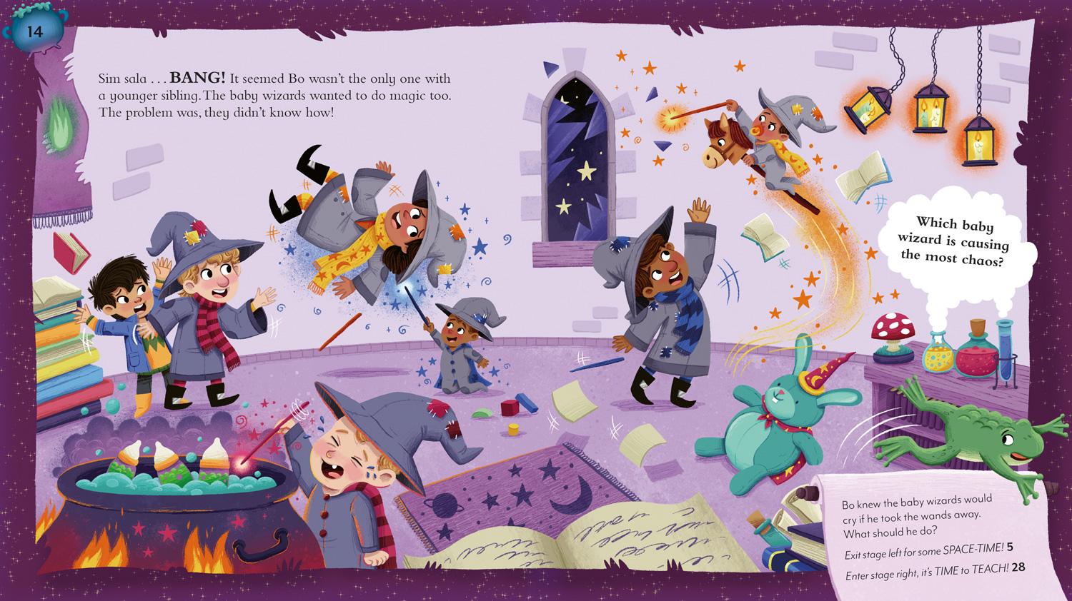 Beispielinhalt (Bild) Pick a Story: A Wizard Astronaut Pyramid Adventure