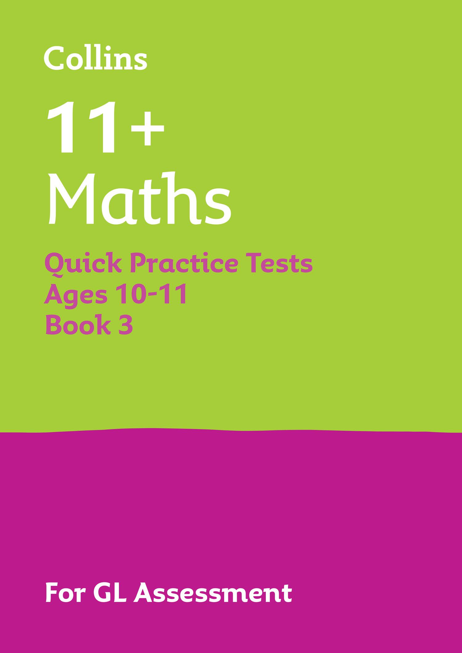 Vorderes Coverbild 11+ Maths Quick Practice Tests Age 10-11 (Year 6) Book 3