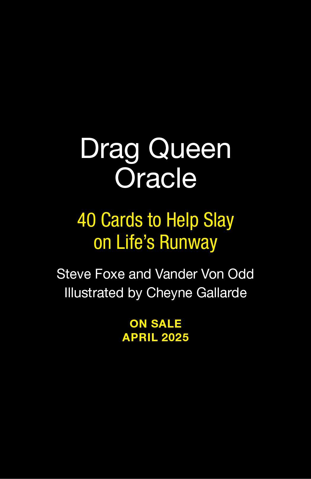 Vorderes Coverbild Drag Queen Oracle
