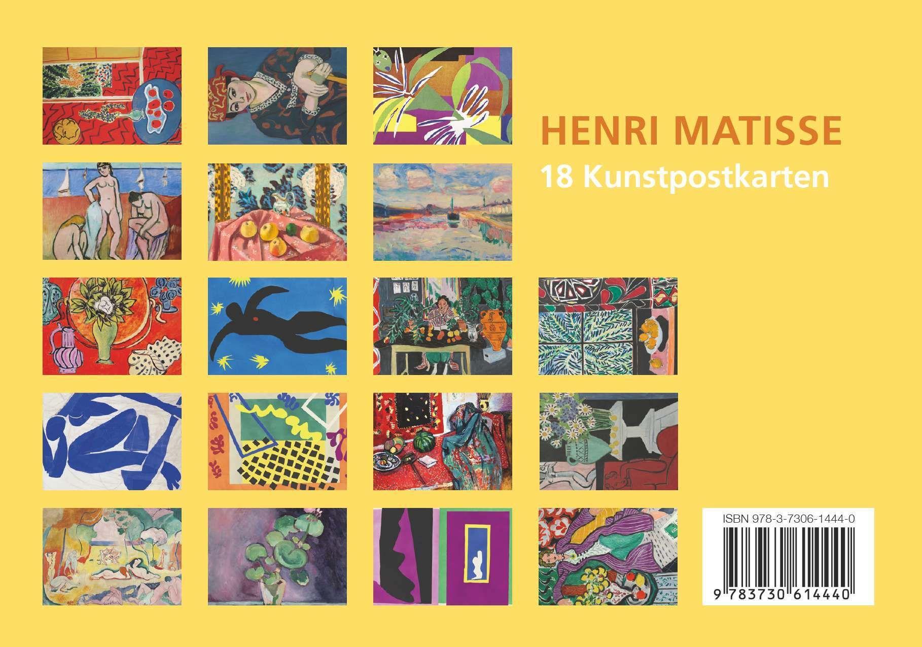 Beispielinhalt (Bild) Postkarten-Set Matisse