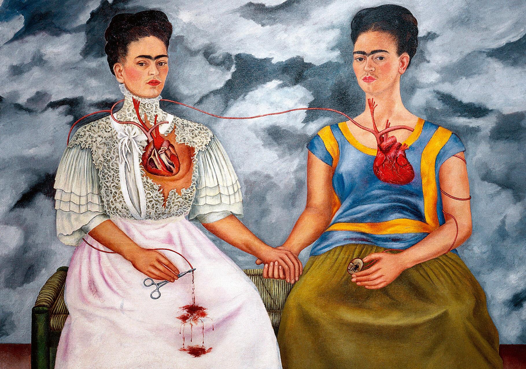 Beispielinhalt (Bild) Postkarten-Set Frida Kahlo
