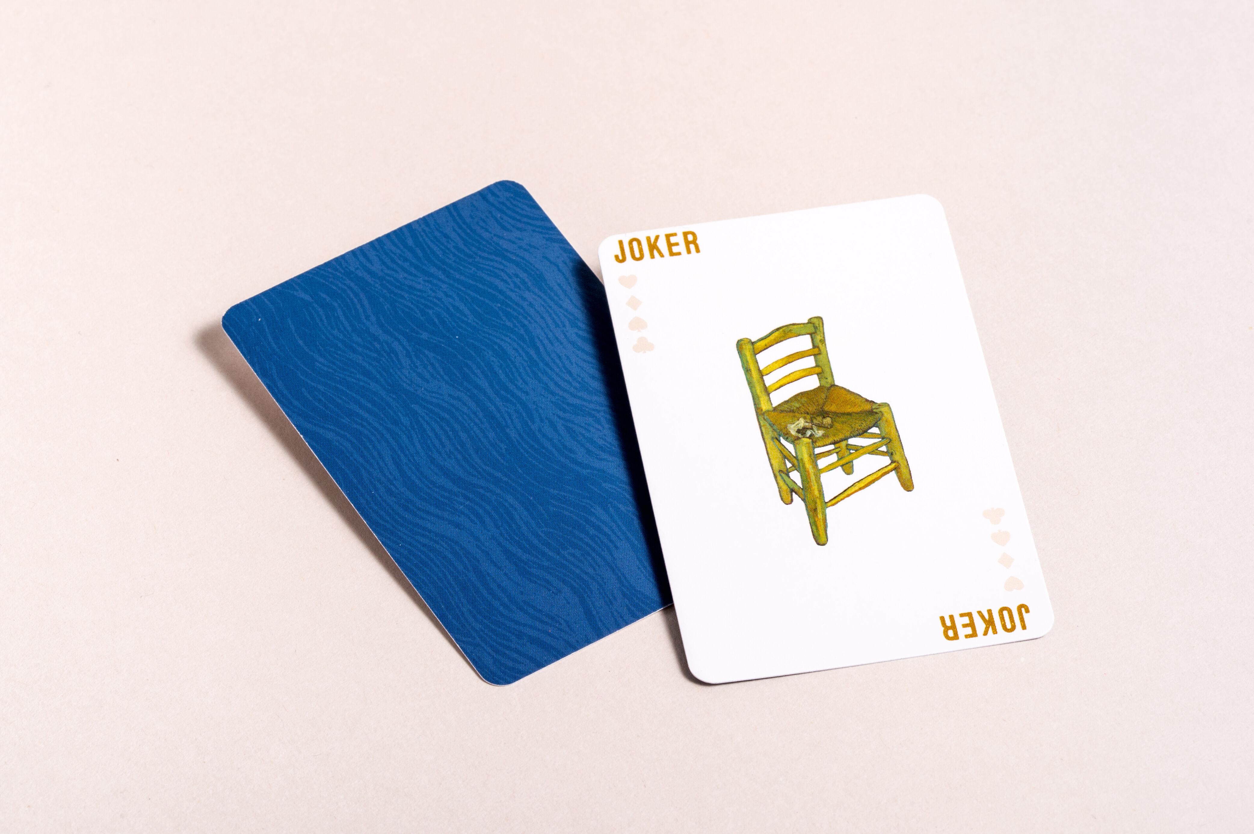 Beispielinhalt (Bild) Kartenspiel Vincent van Gogh. 54 Spielkarten mit 53 Van-Gogh-Motiven