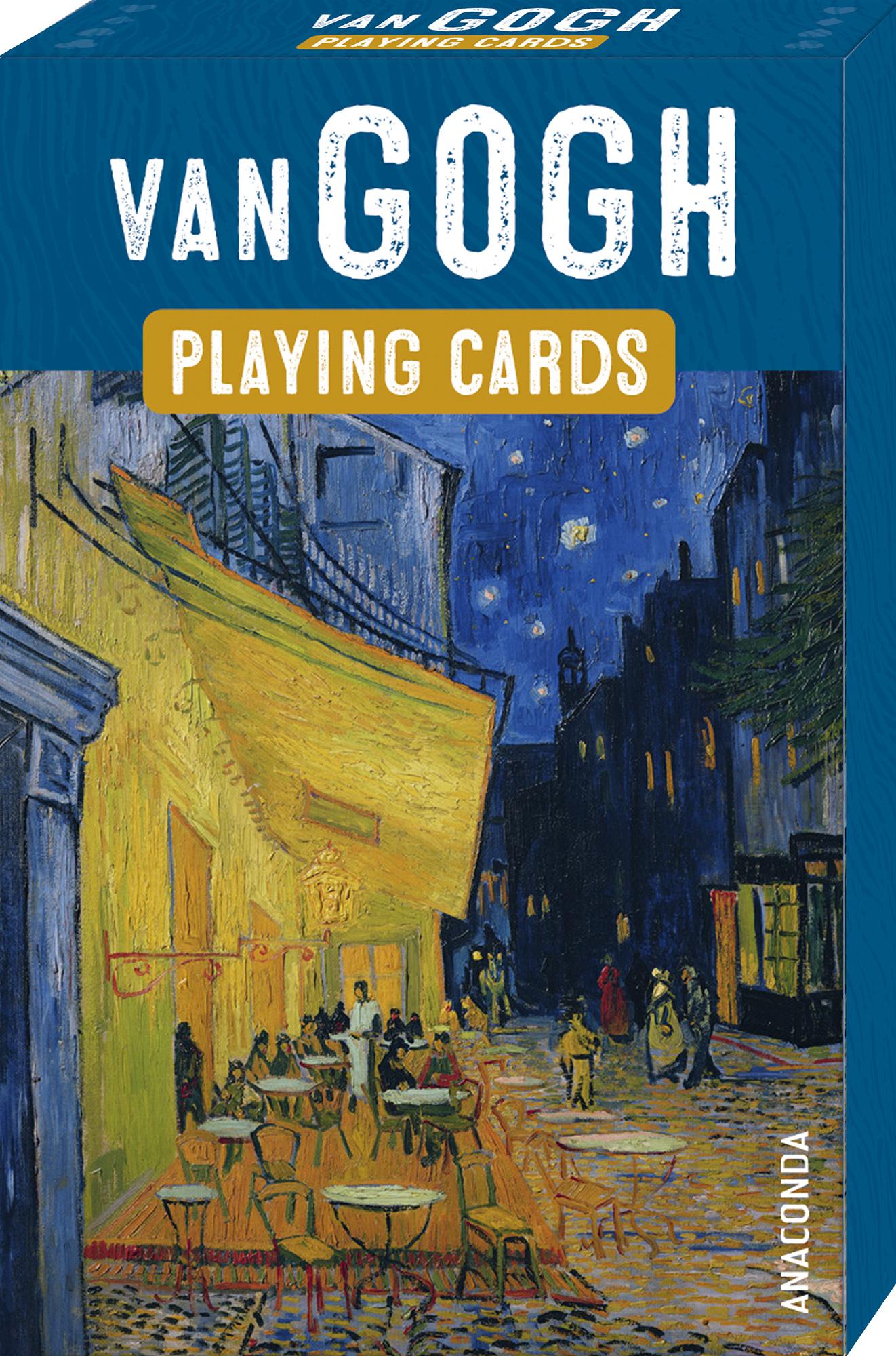Vorderes Coverbild Kartenspiel Vincent van Gogh. 54 Spielkarten mit 53 Van-Gogh-Motiven