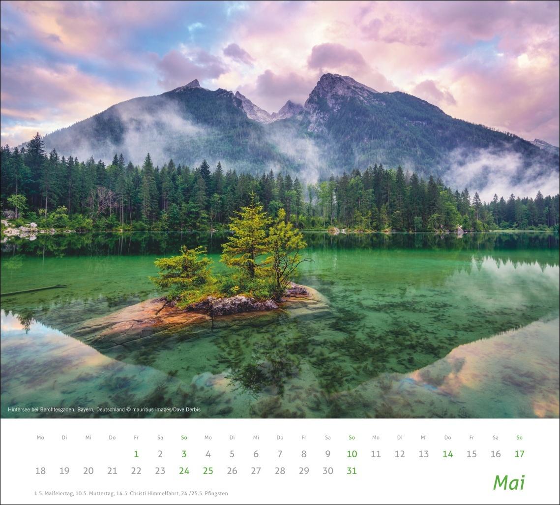 Beispielinhalt (Bild) times&more Alpen Bildkalender 2026