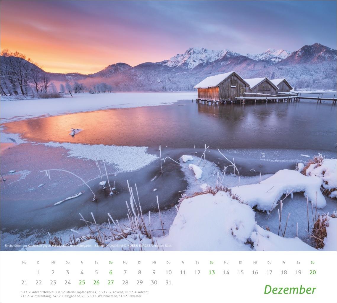 Beispielinhalt (Bild) times&more Alpen Bildkalender 2026