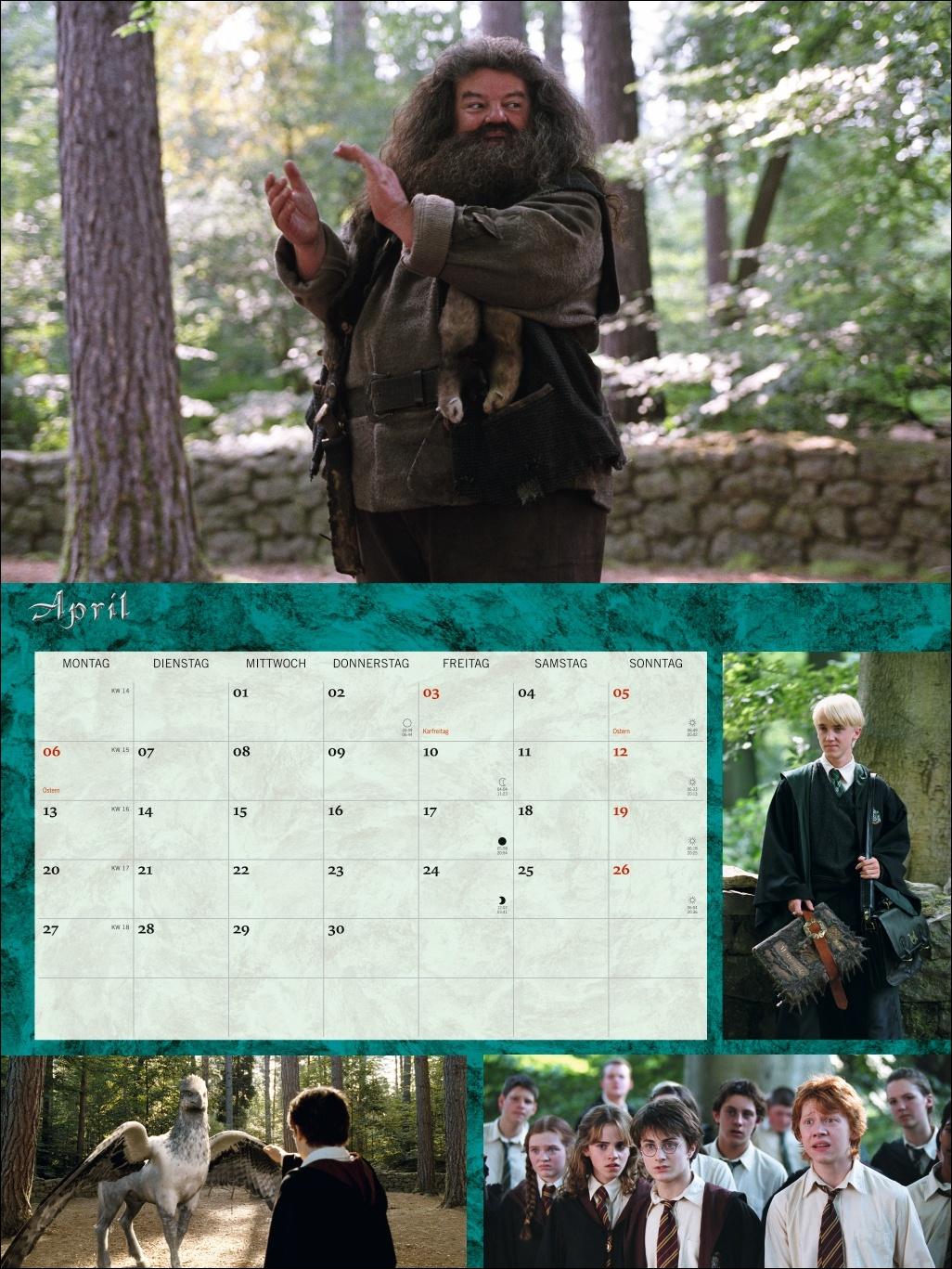 Beispielinhalt (Bild) Harry Potter Broschur XL Kalender 2026