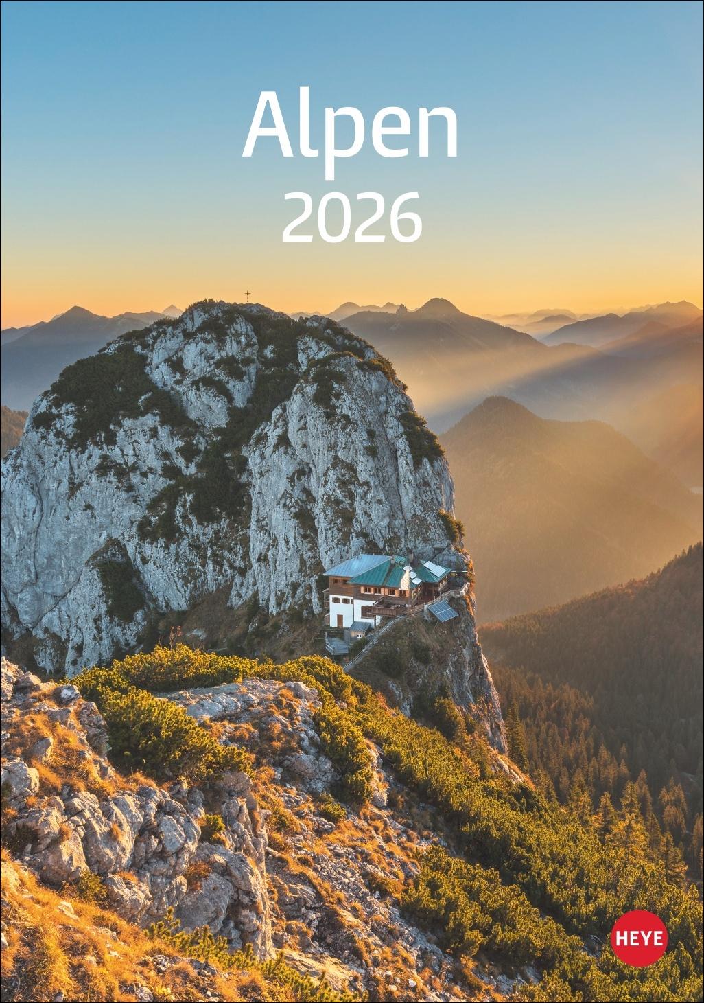 Vorderes Coverbild Alpen Kalender 2026