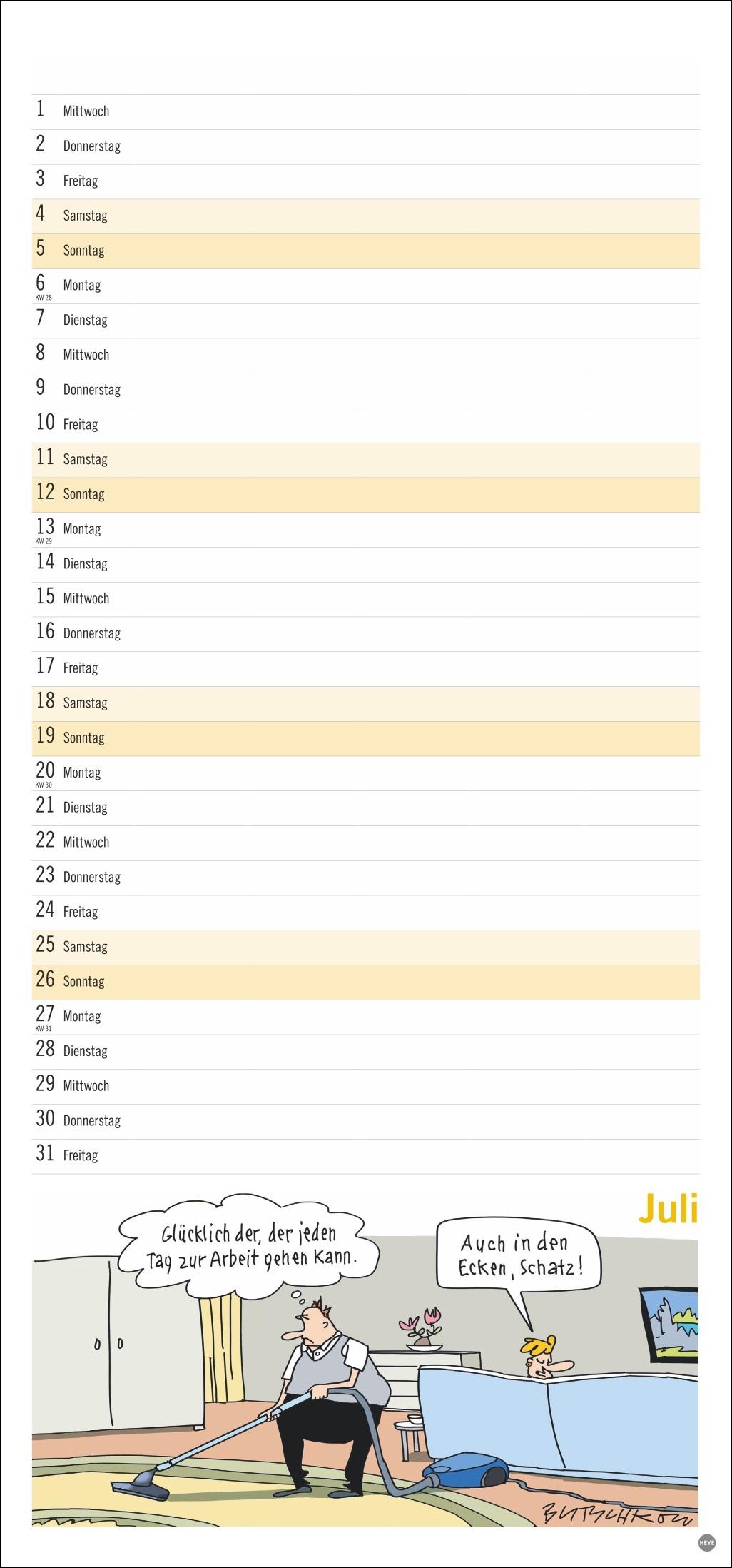 Beispielinhalt (Bild) Peter Butschkow: Fröhlicher Unruhestand Planer 2026