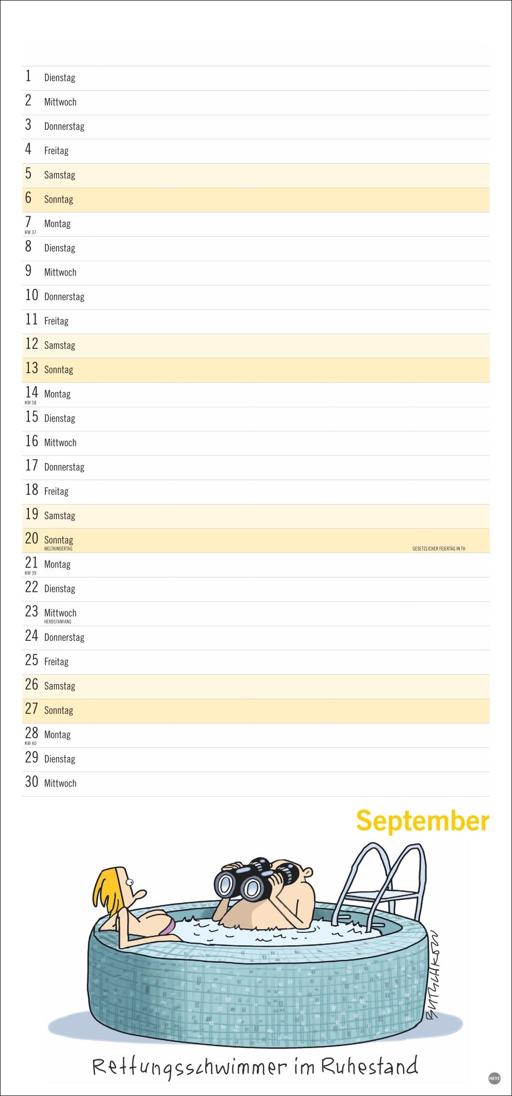 Beispielinhalt (Bild) Peter Butschkow: Fröhlicher Unruhestand Planer 2026