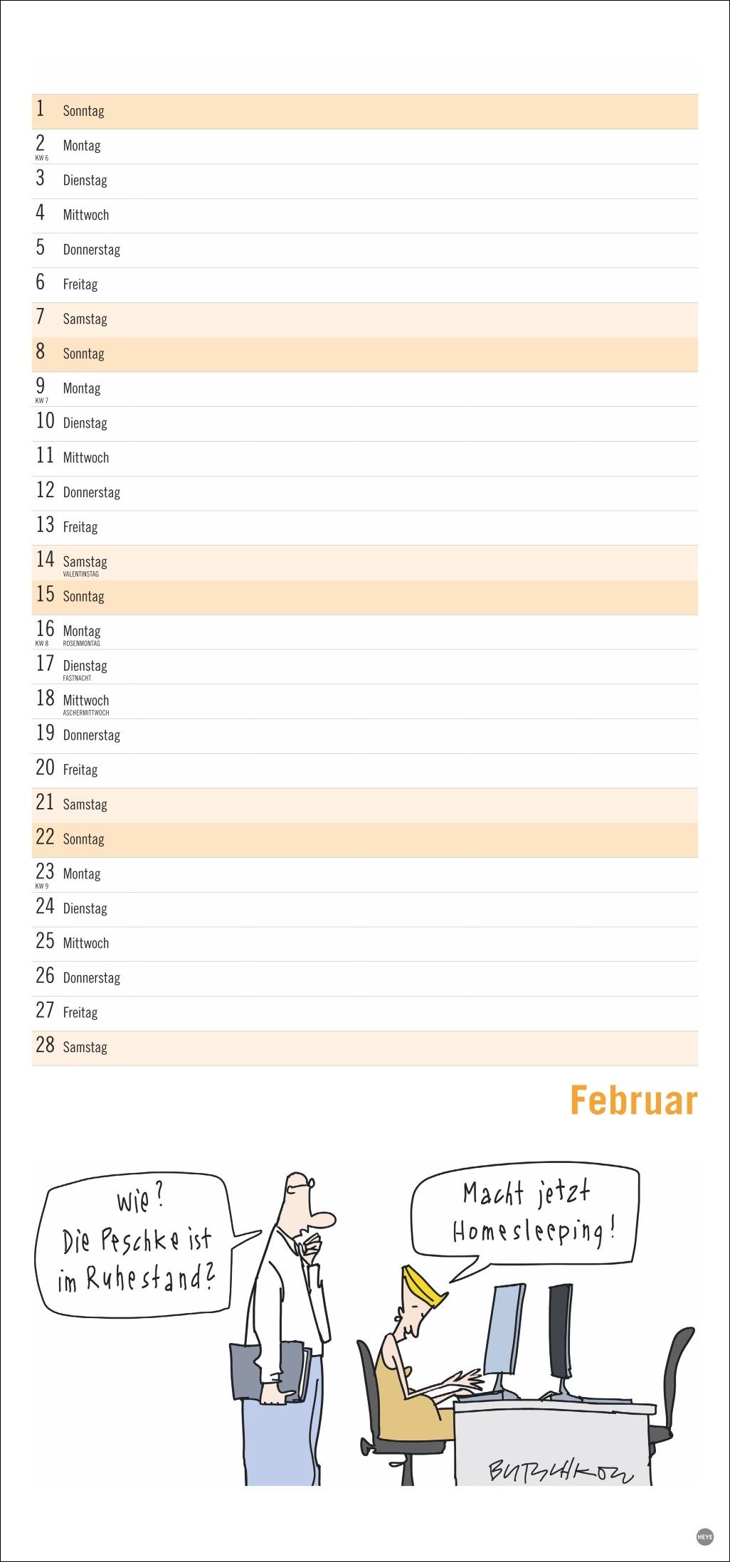 Beispielinhalt (Bild) Peter Butschkow: Fröhlicher Unruhestand Planer 2026