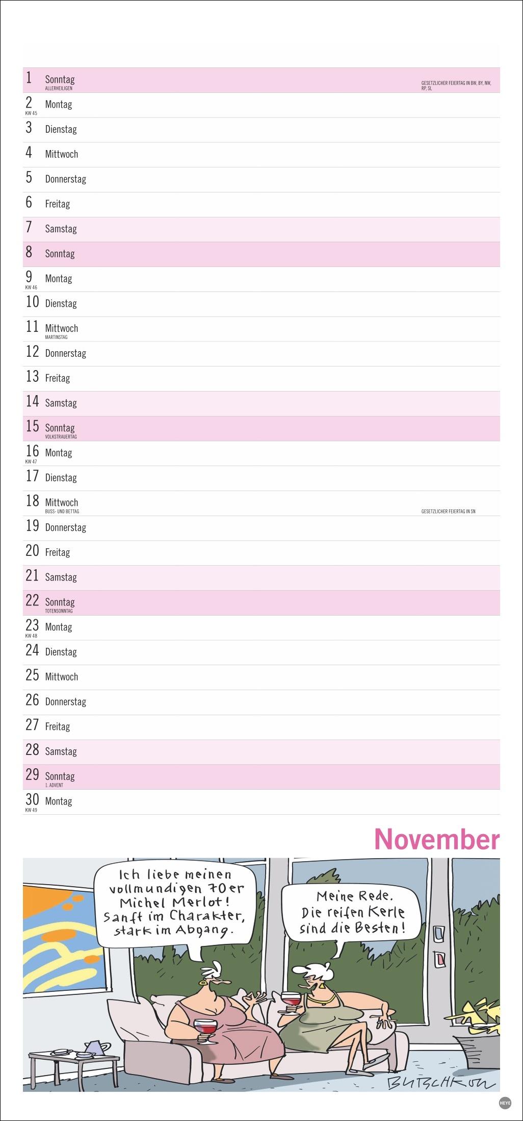 Beispielinhalt (Bild) Peter Butschkow: Fröhlicher Unruhestand Planer 2026