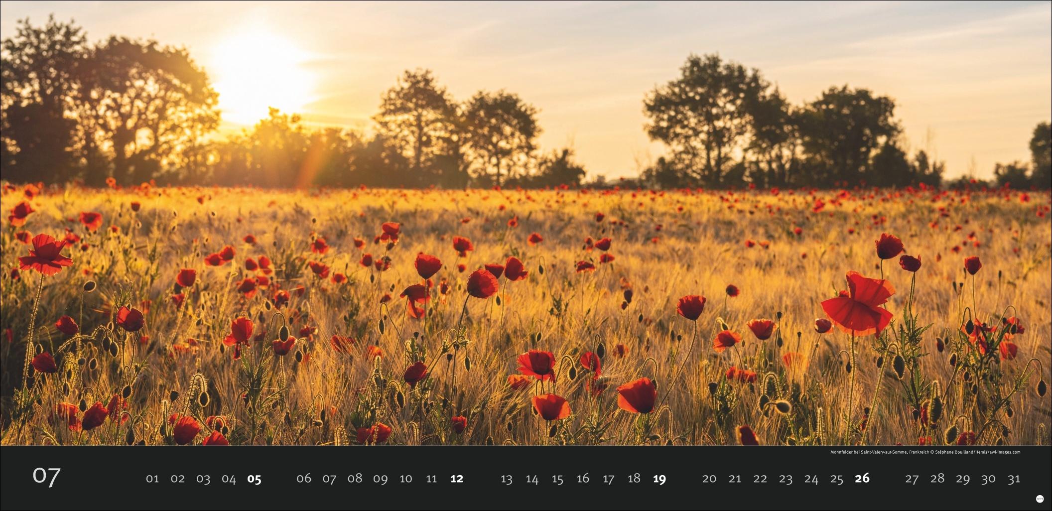 Beispielinhalt (Bild) Magic Moments Panoramakalender 2026