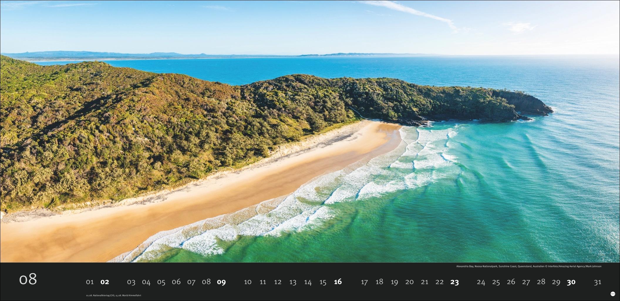Beispielinhalt (Bild) Magic Moments Panoramakalender 2026
