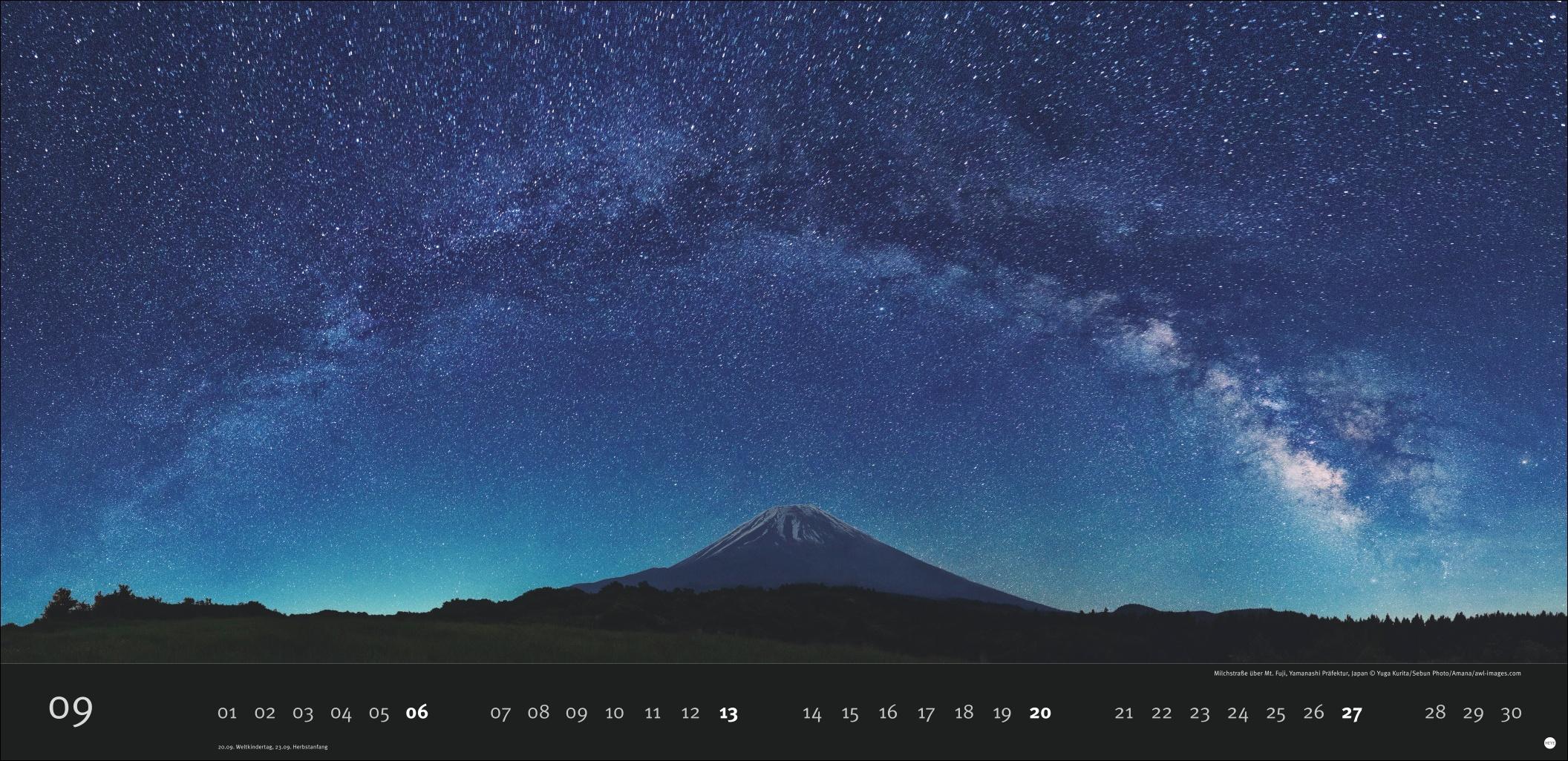 Beispielinhalt (Bild) Magic Moments Panoramakalender 2026