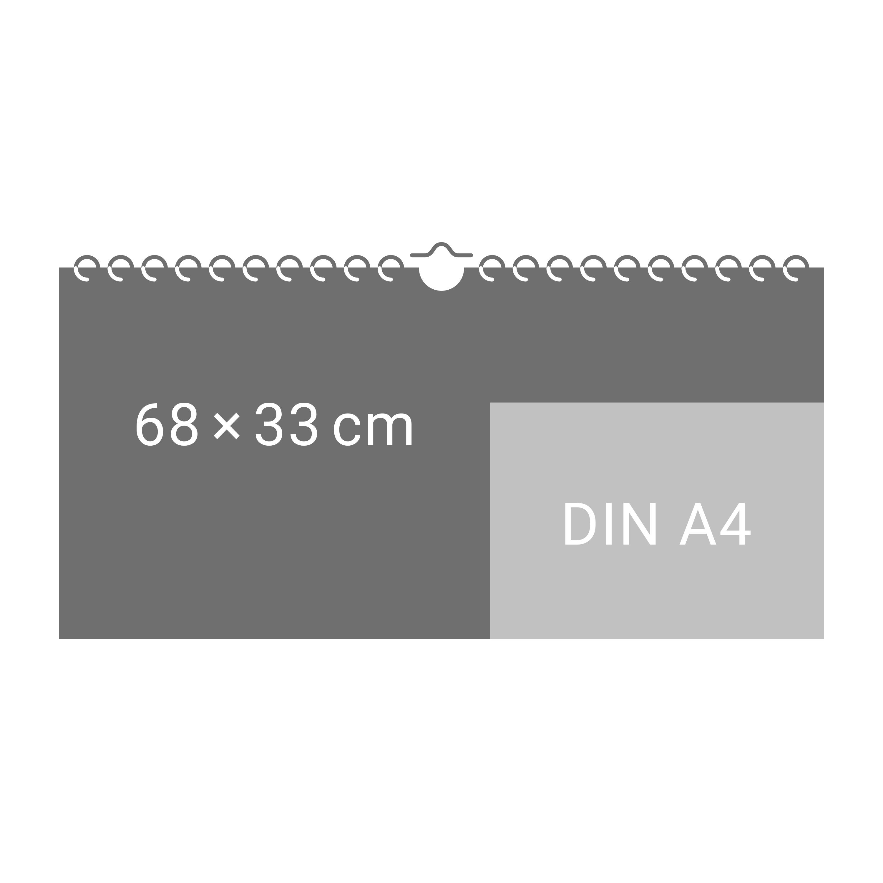 Beispielinhalt (Bild) Magic Moments Panoramakalender 2026