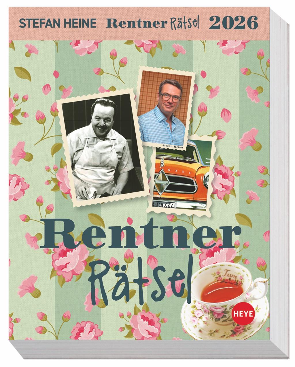 Vorderes Coverbild Stefan Heine Rentnerrätsel Tagesabreißkalender 2026