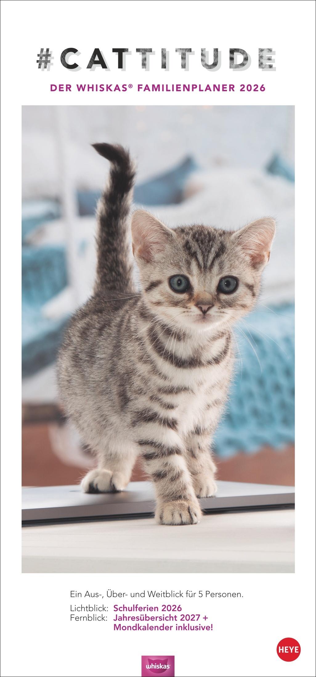 Vorderes Coverbild Whiskas Familienplaner 2026