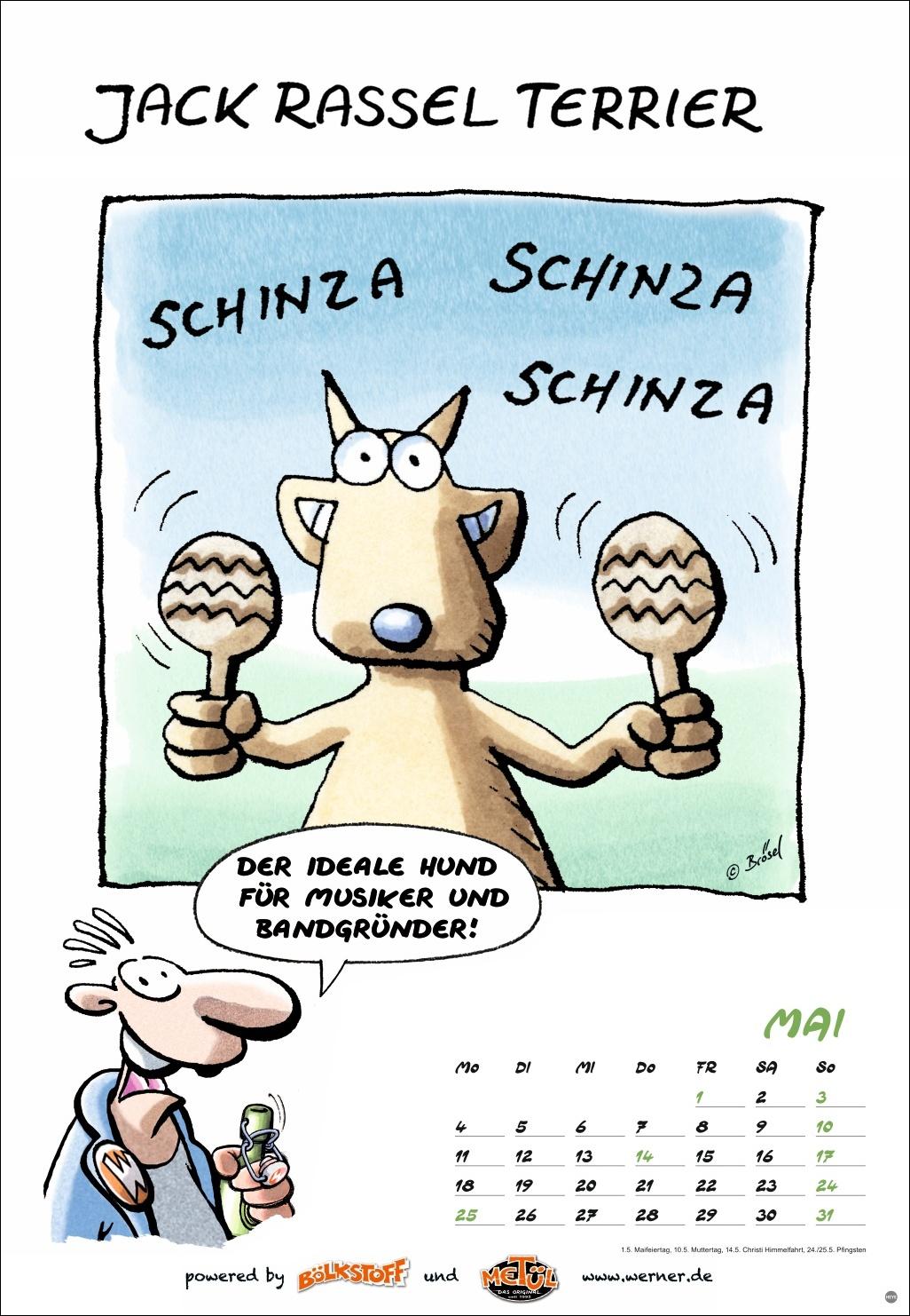 Beispielinhalt (Bild) Werner Kalender 2026