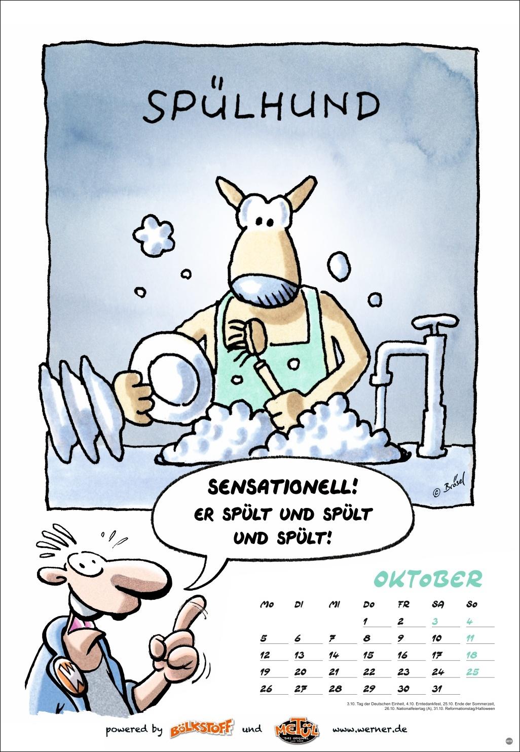 Beispielinhalt (Bild) Werner Kalender 2026