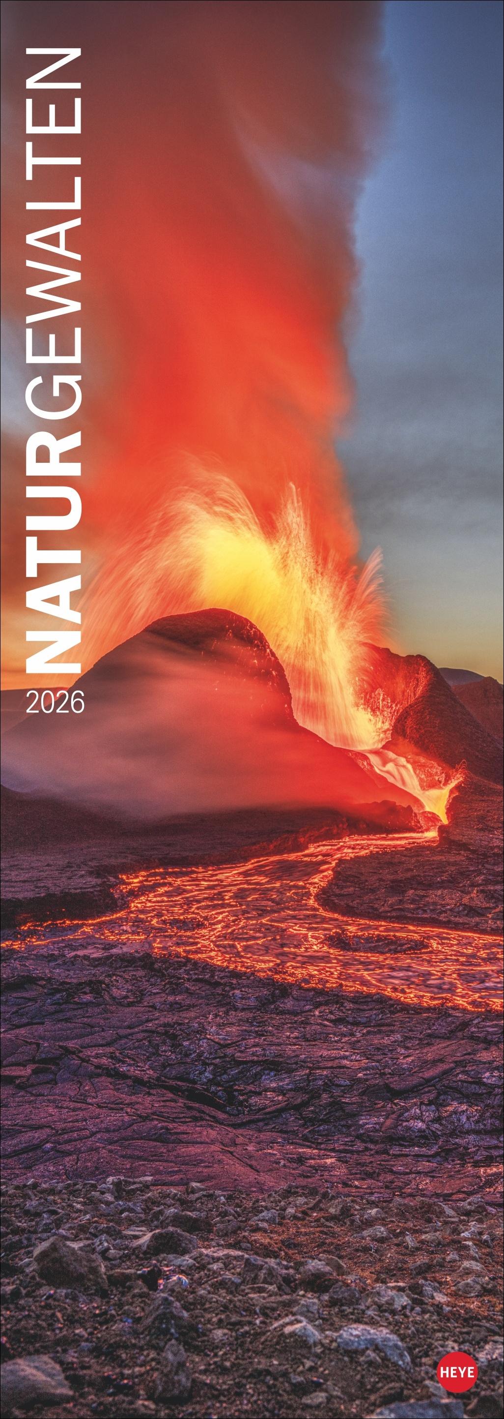 Vorderes Coverbild Naturgewalten Vertical Kalender 2026