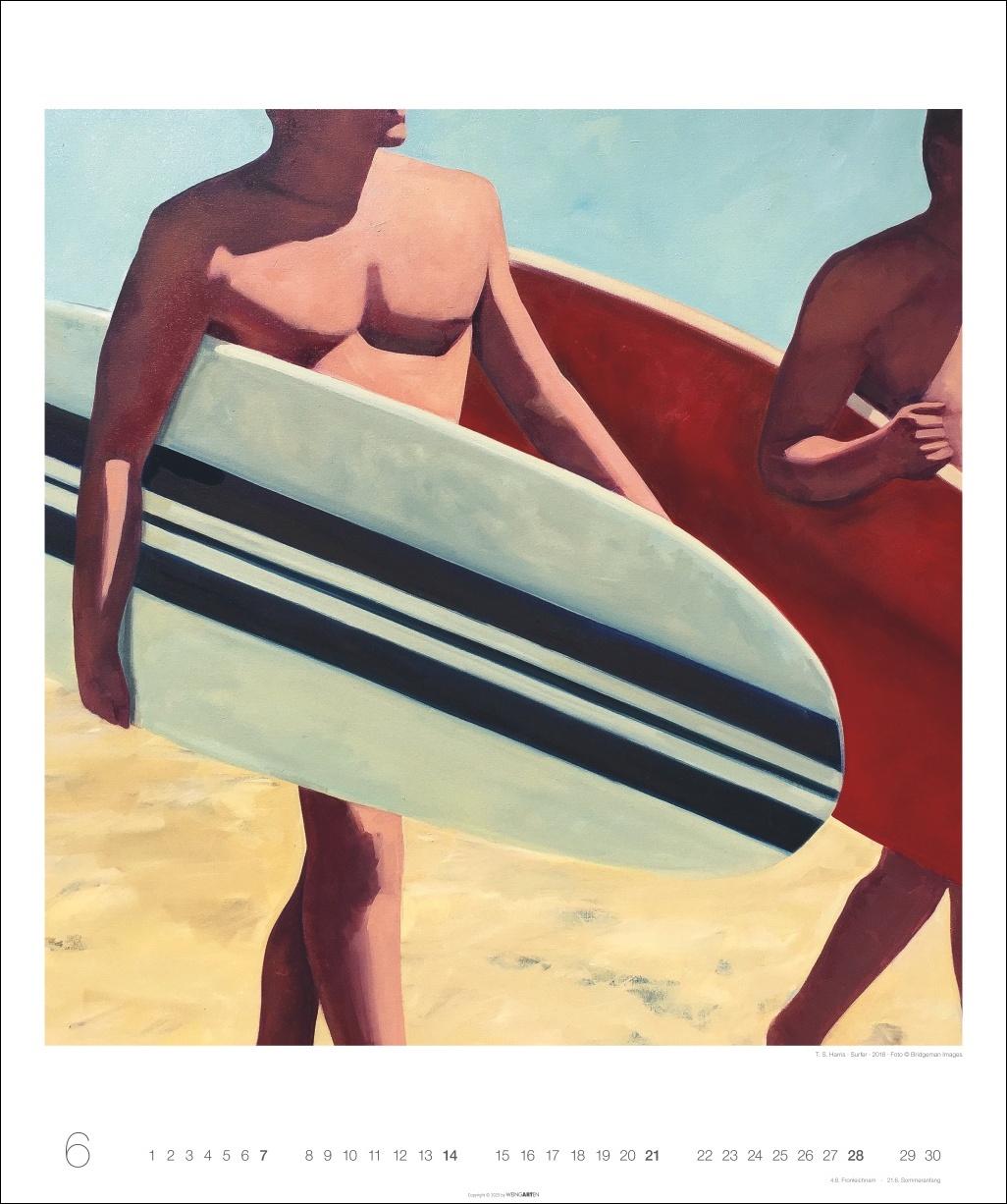 Beispielinhalt (Bild) Summertime - T.S.Harris Kalender 2026