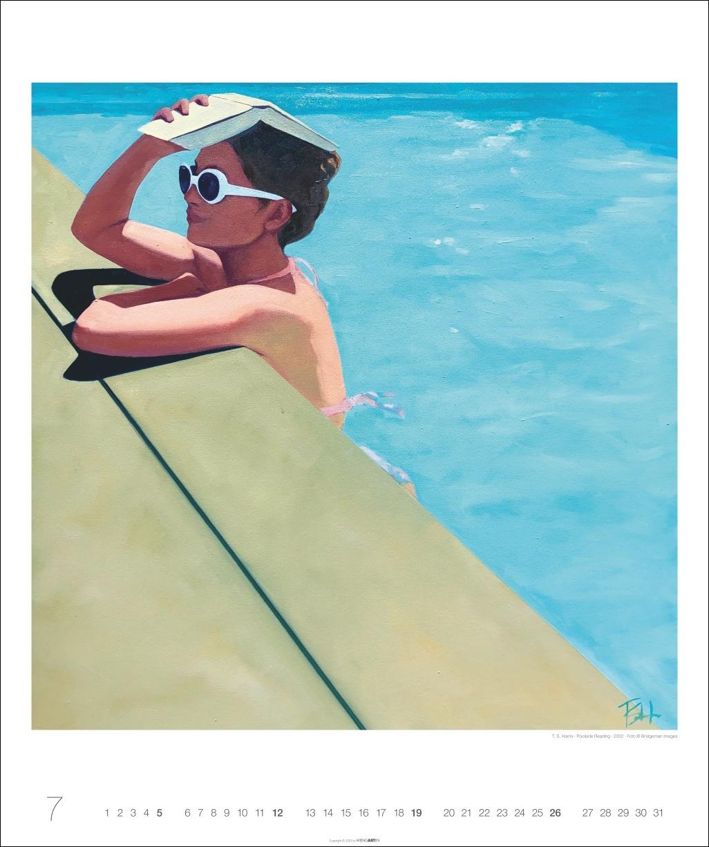 Beispielinhalt (Bild) Summertime - T.S.Harris Kalender 2026