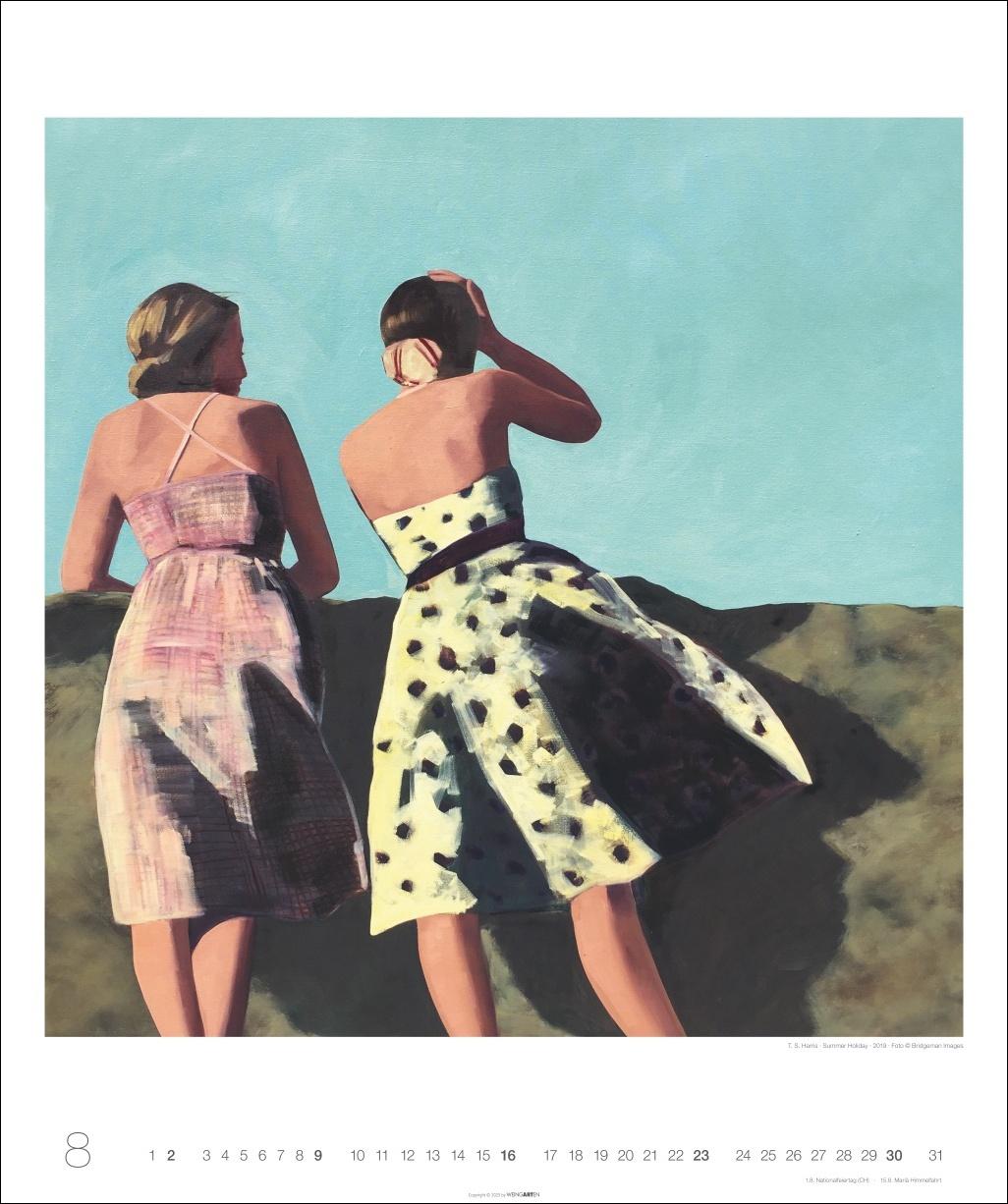 Beispielinhalt (Bild) Summertime - T.S.Harris Kalender 2026