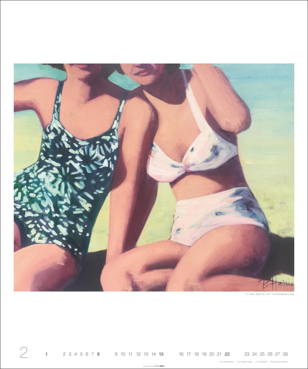 Beispielinhalt (Bild) Summertime - T.S.Harris Kalender 2026