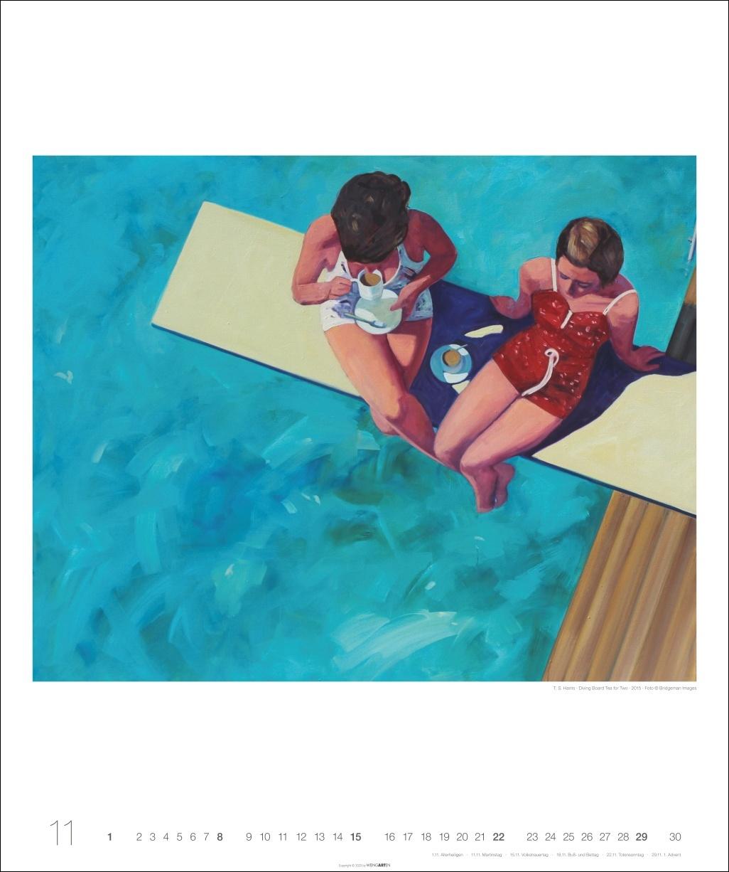 Beispielinhalt (Bild) Summertime - T.S.Harris Kalender 2026