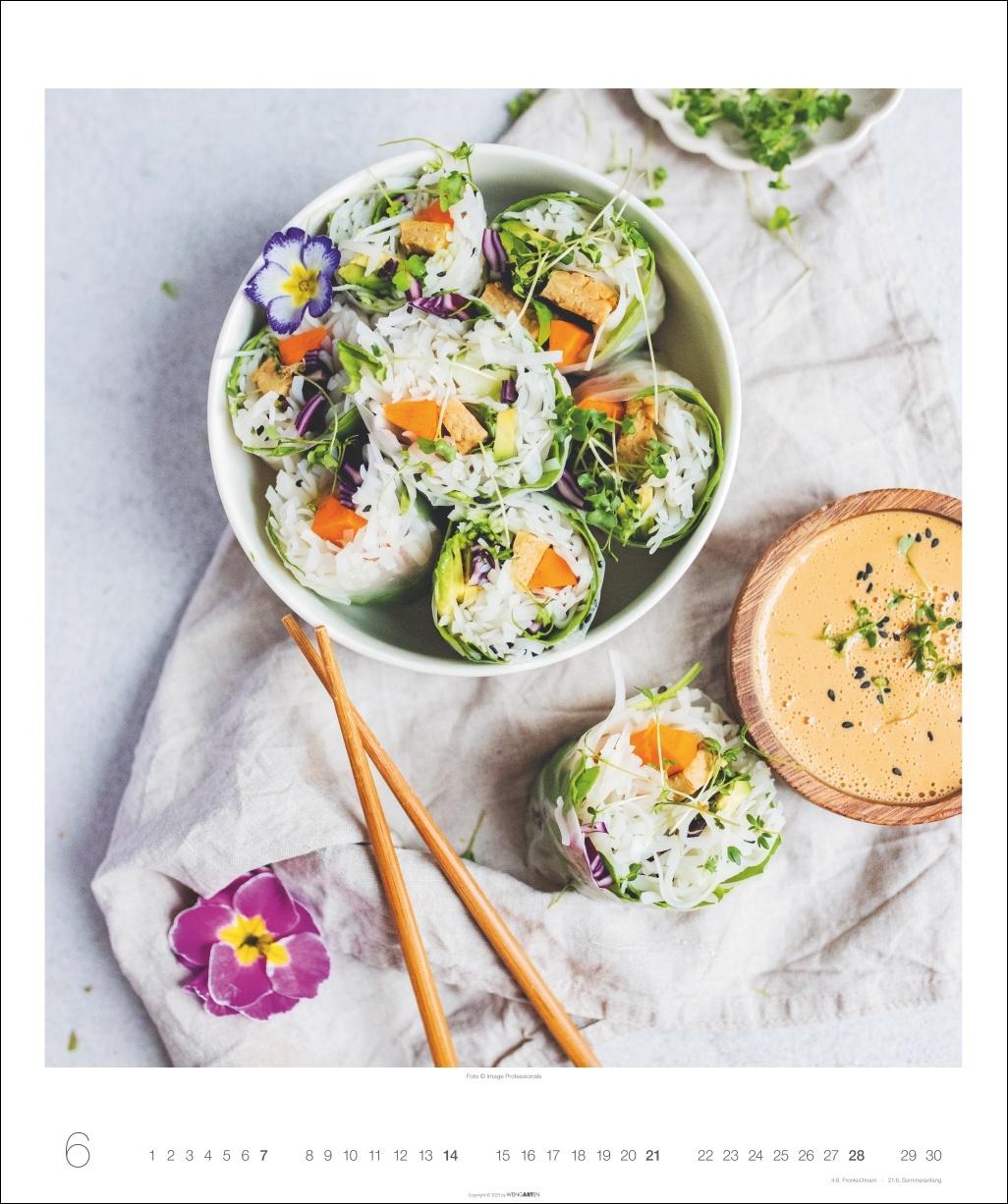Beispielinhalt (Bild) Asian Cuisine Edition Kalender 2026