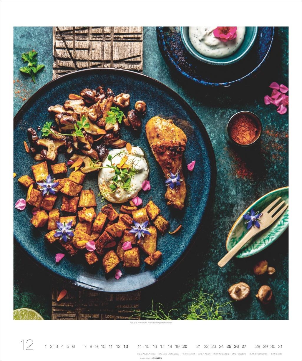 Beispielinhalt (Bild) Asian Cuisine Edition Kalender 2026
