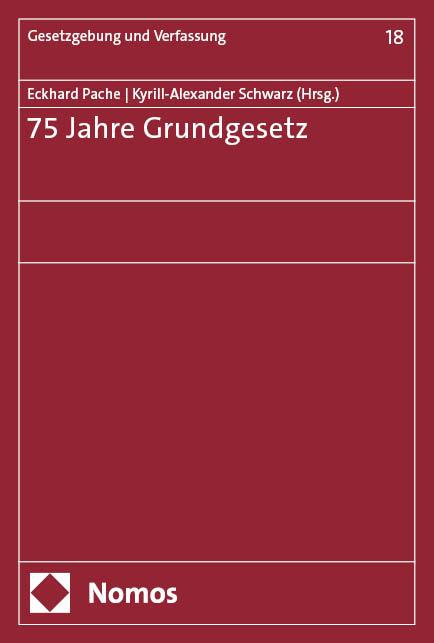 Vorderes Coverbild 75 Jahre Grundgesetz