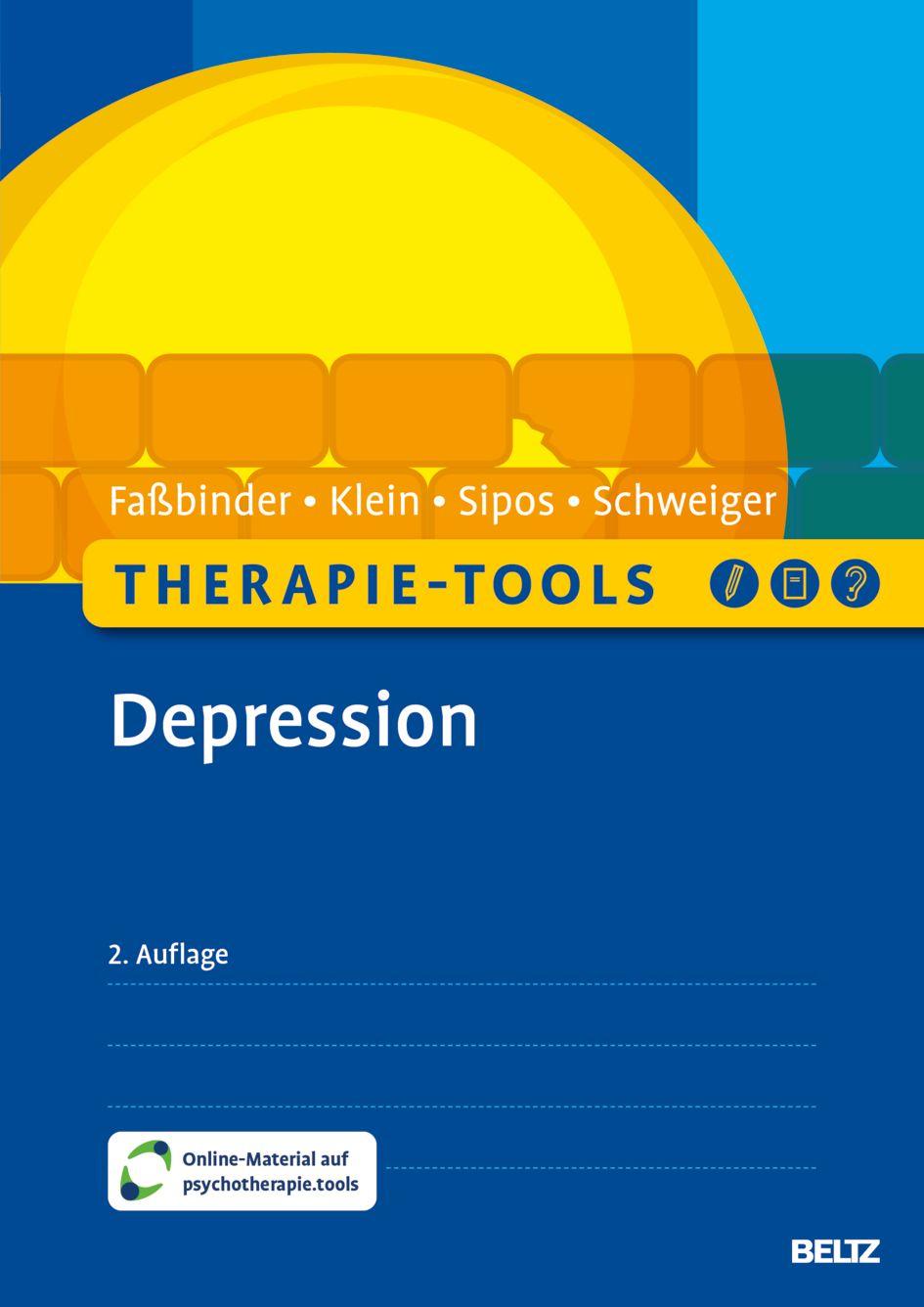 Vorderes Coverbild Therapie-Tools Depression