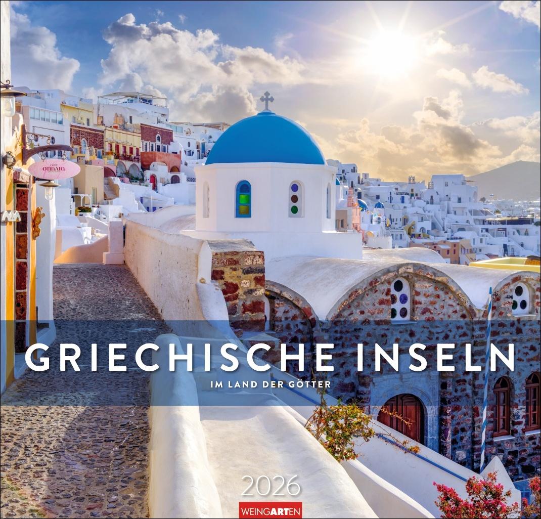 Vorderes Coverbild Griechische Inseln Kalender 2026 - Im Land der Götter