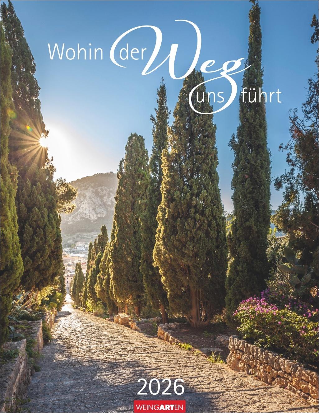 Vorderes Coverbild Wohin der Weg uns führt Kalender 2026