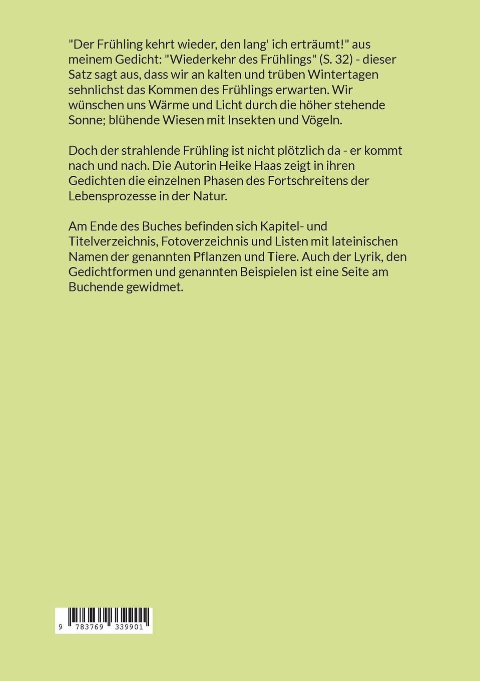 Rückseitencover Der strahlende Frühling