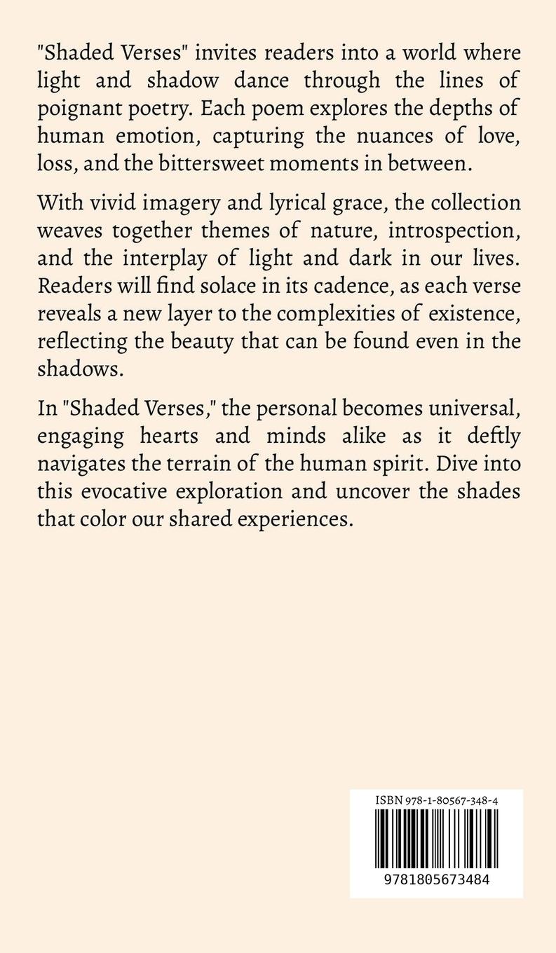 Rückseitencover Shaded Verses