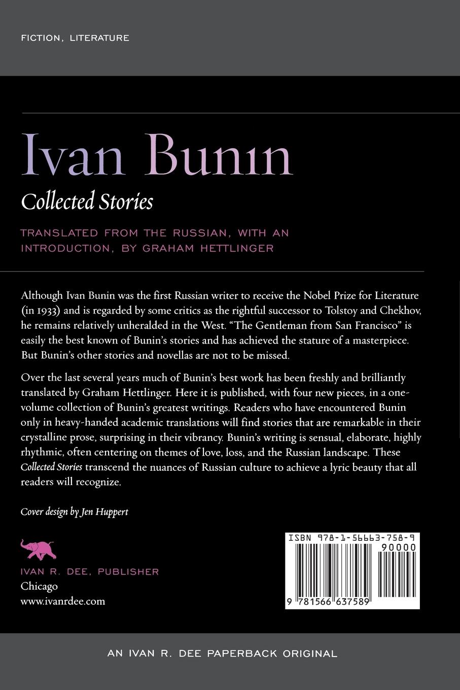 Rückseitencover Collected Stories of Ivan Bunin
