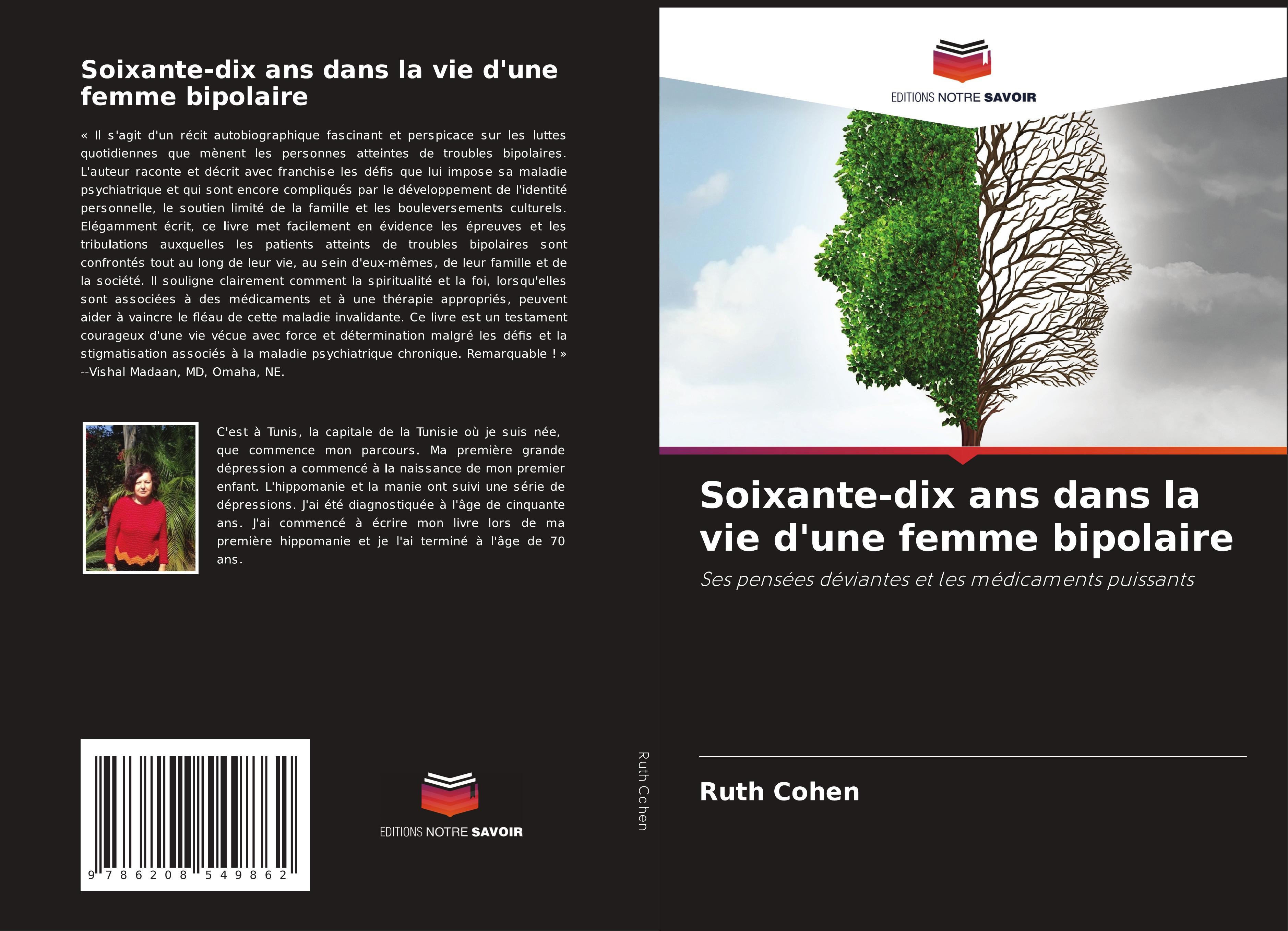 Vorderes Coverbild Soixante-dix ans dans la vie d'une femme bipolaire