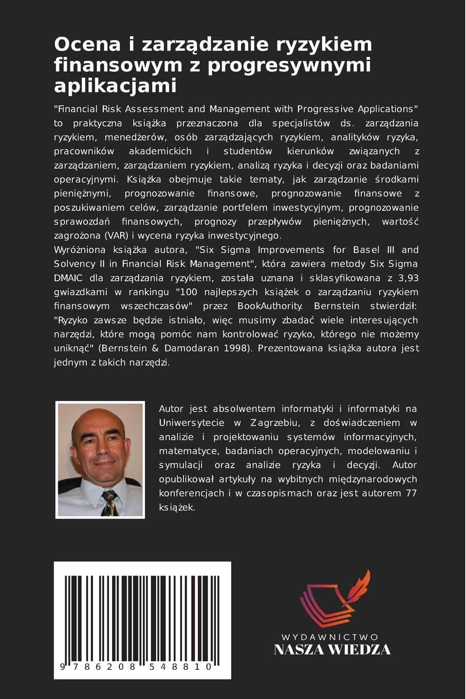 Rückseitencover Ocena i zarz¿dzanie ryzykiem finansowym z progresywnymi aplikacjami