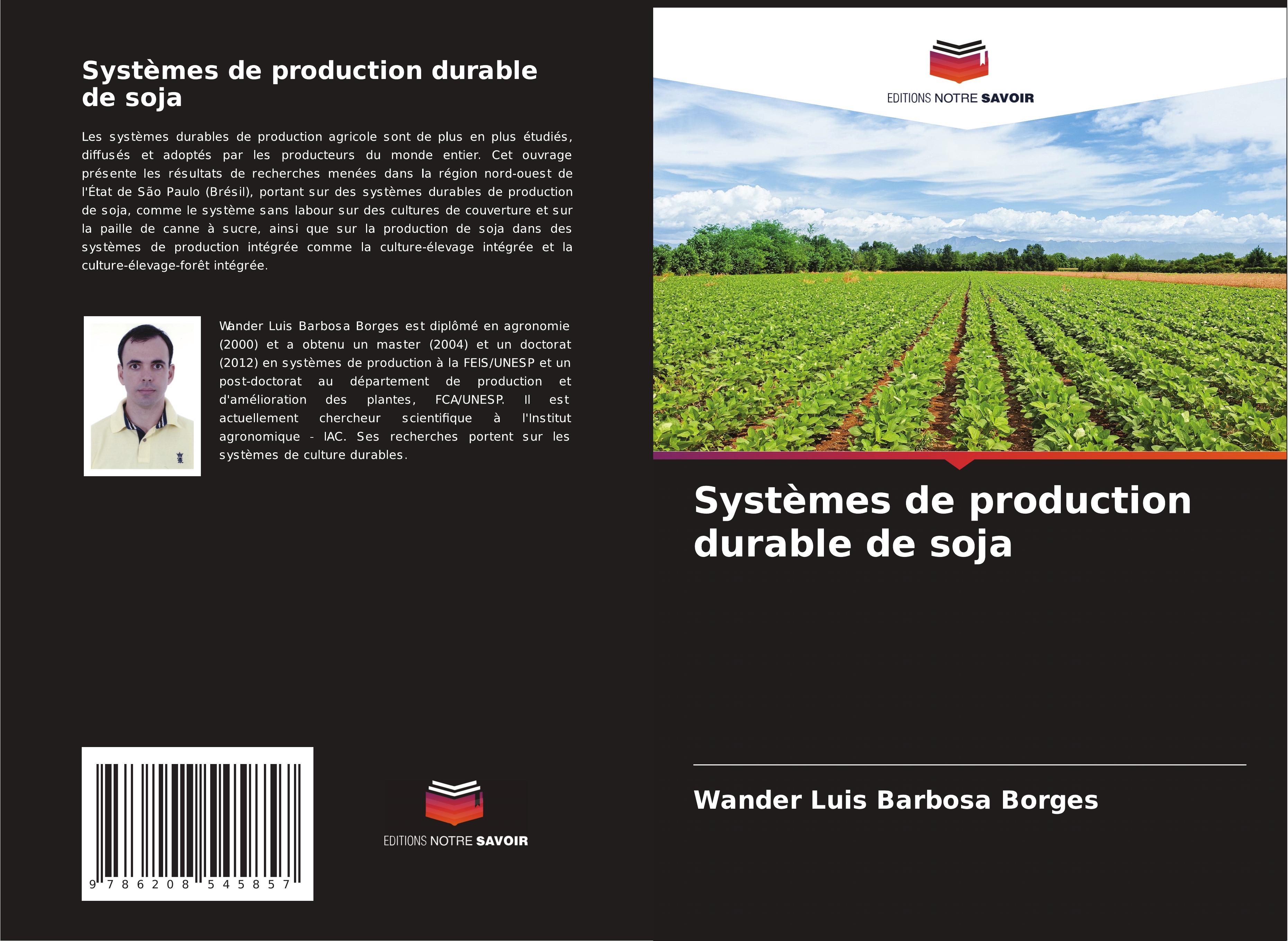 Vorderes Coverbild Systèmes de production durable de soja
